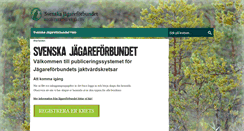 Desktop Screenshot of krets.jagareforbundet.se